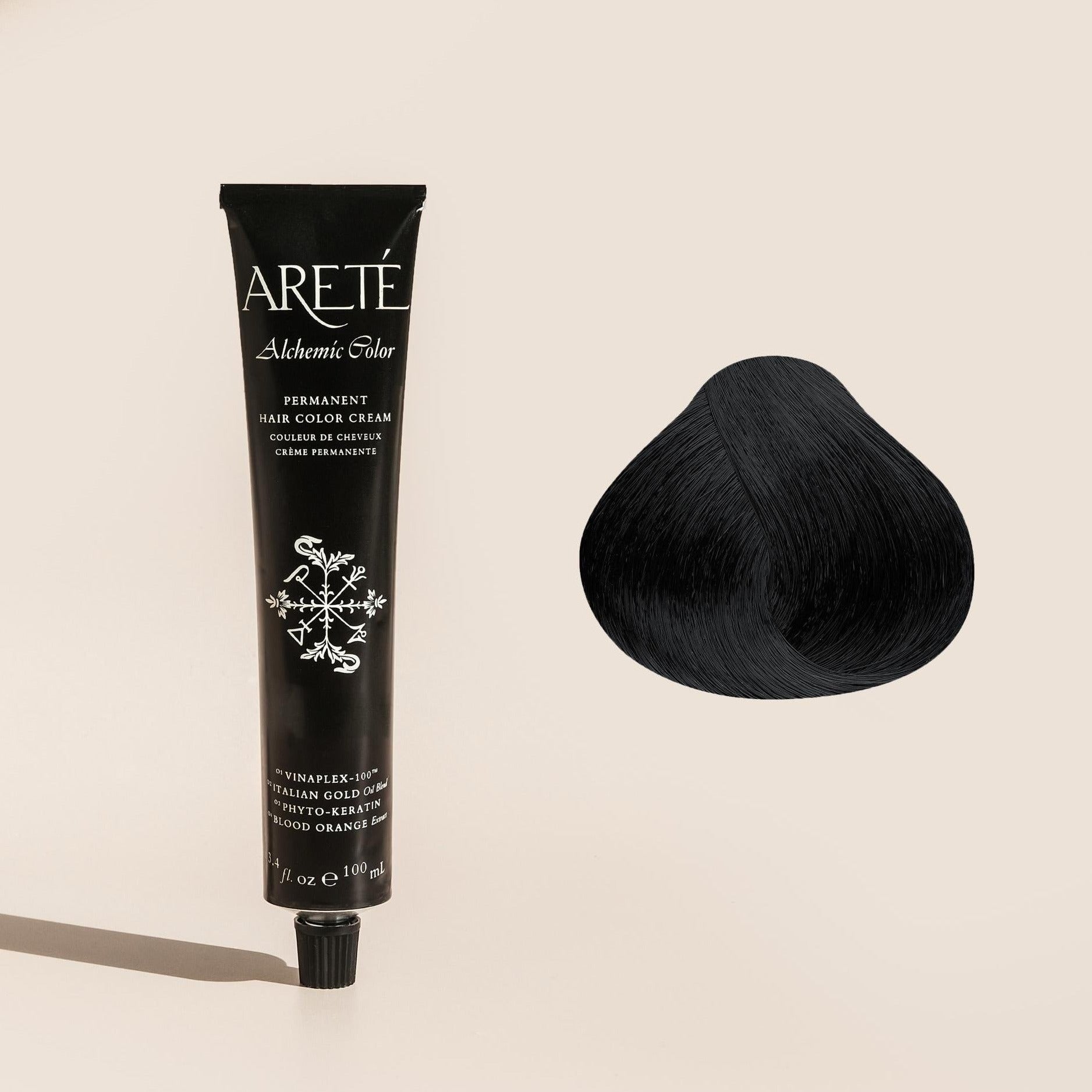 Areté Hair Color 2.0 Natural Black (100ml) – Arete